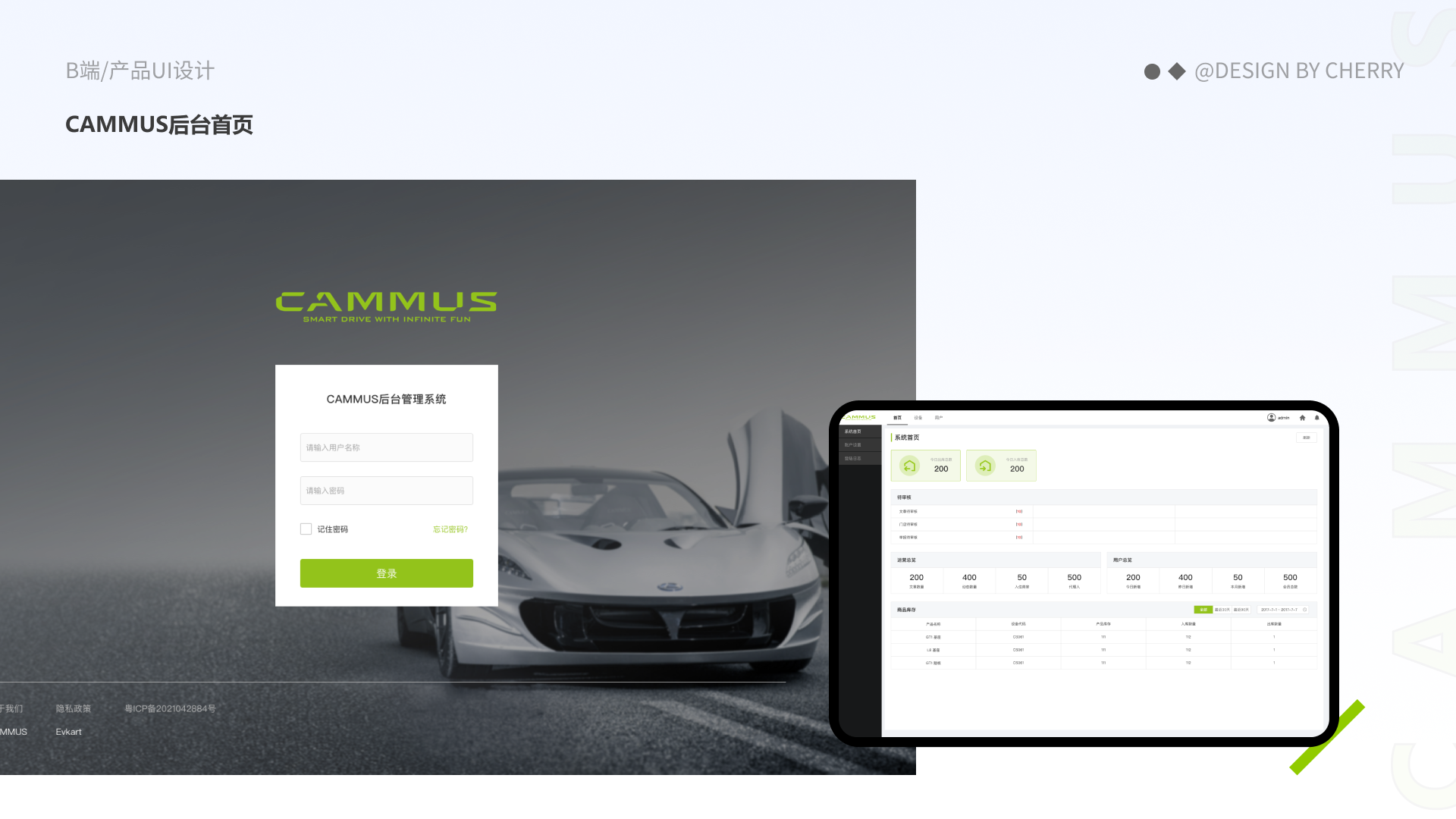 CAMMUS 后台管理系统项目图 06